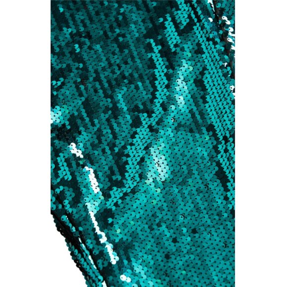 NWT City Chic Emerald Sequin High Rise Party Pants 18 - Picture 6 of 10